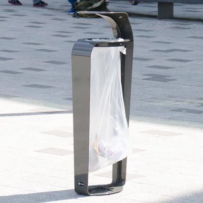 Transparenta säkra sopkärl