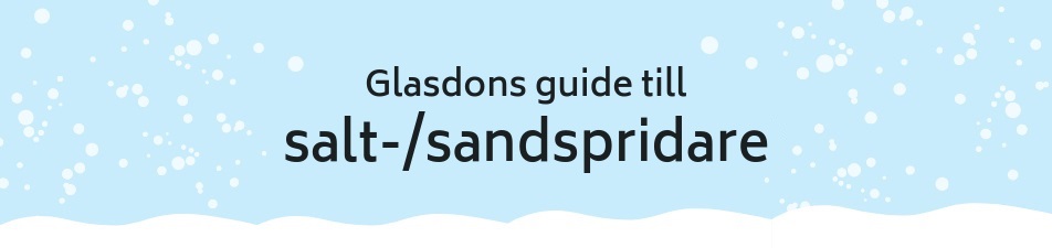 glasdons guide till salt sandspridare