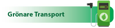 Grön transport underrubrikgrafik