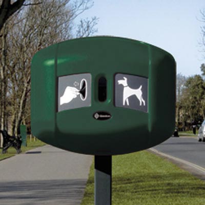 Hundpåseautomat Retriever City - mörkgrön