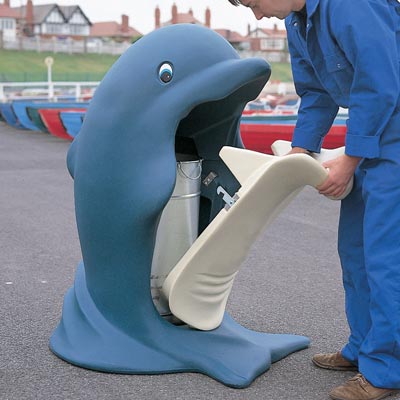 Papperskorg för barn - Delfin Splash