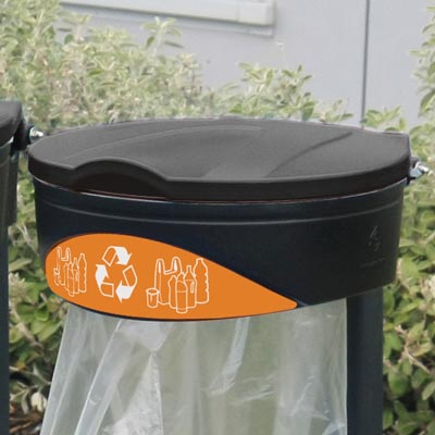 Säckhållare Orbis™ för insamling av plastförpackningar