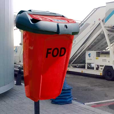 FOD 50 Behållare 50 liter avfallsbehållare