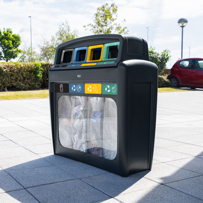 Källsorteringsbehållare Nexus® Evolution City Vision Quattro