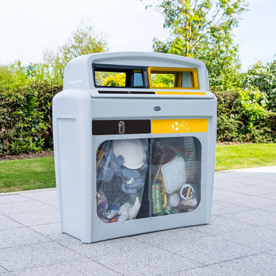 Källsorteringsbehållare Nexus® Evolution City Vision Duo