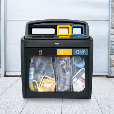 Källsorteringsbehållare Nexus® Evolution City Vision Trio